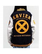 Xavier Institute Black and White Varsity Jacket