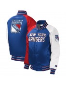 Youth NY Rangers Varsity Satin Jacket