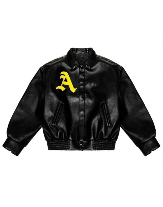 A Few Good Kids Letterman Black Leather Jacket