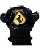 A Few Good Kids Letterman Black Leather Jacket