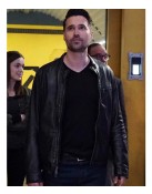 Agents of Shield Brett Dalton Black Leather Jacket