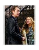 Aidan and Just Like That John Corbett Leather Jacket