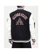 Alcorn State University Black and White Wool Varsity Jacket