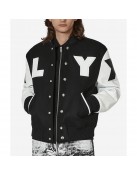 Alyx Black and White Varsity Jacket