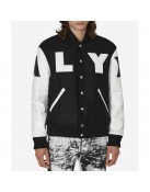 Alyx Black and White Varsity Jacket