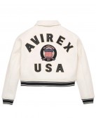 Avirex Cropped Leather Jacket