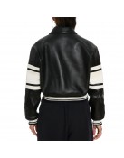 Avirex N4 Cropped Leather Jacket