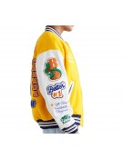 Better Gift Shop Buddy Yellow and White Varsity Jacket