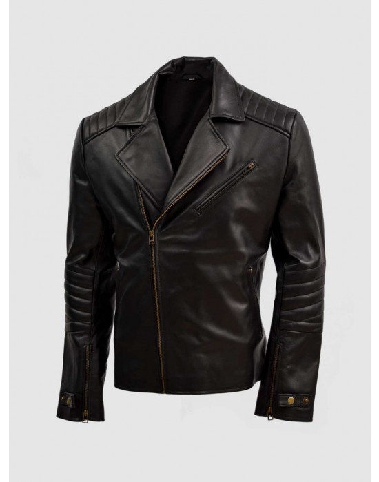 Biker Jacket in Sheep Leather