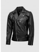 Biker Quilted Leather Jacket