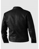 Black Premium Leather Biker Jacket