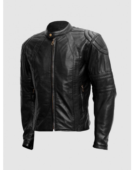 Black Soft Sheep Leather Jacket