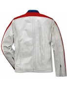 BMW Motorsport Heritage White Leather Racing Jacket