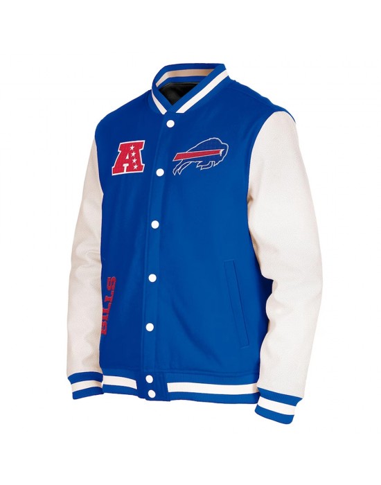 Buffalo Bills Third Down Varsity Jacket