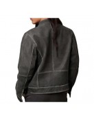 Calvo Full-Zip Leather Jacket