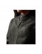 Calvo Full-Zip Leather Jacket