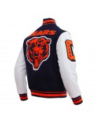 Chicago Bears Mashup Classic Rib Varsity Jacket