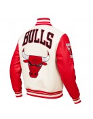 Chicago Bulls Retro Classic Men's Rib Wool Varsity Jacket