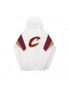 Cleveland Cavaliers Breakaway White Hoodie Jacket