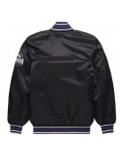 Colorado Rockies Classic Black Satin Jacket