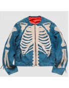 Denim Bone Skeleton Kapital Jacket