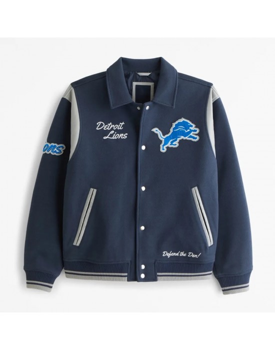 Detroit Lions Defend The Den Varsity Jacket