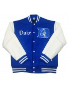 Duke Blue Devils Royal and White Varsity Jacket