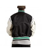 First Row Seek Inner Peace Satin Varsity Jacket