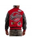 First Row The Best Never Rest Red Varsity Jacket