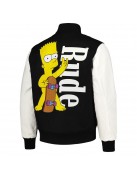 Freeze Max Rude The Simpsons Varsity Jacket