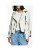 Gina Kirschenheiter The Real Housewives of Orange County Off White Leather Jacket