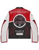 Givenchy Racing Red and Black Leather Jacket