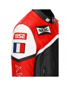 Givenchy Racing Red and Black Leather Jacket