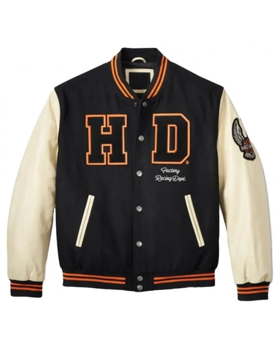 Harley Davidson 120th Anniversary Varsity Jacket