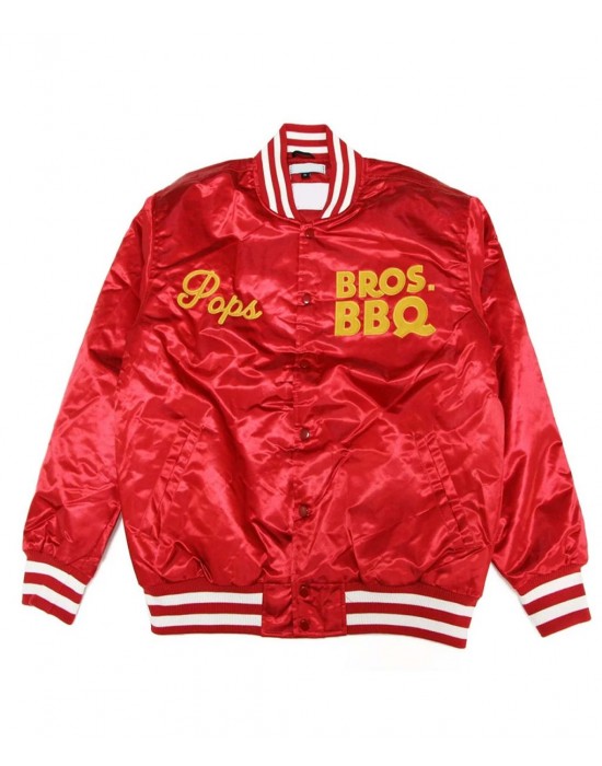 Headgear Classics Bros Bbq Red Satin Jacket