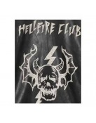 Hellfire Club Biker Black Leather Jacket