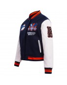 Homecoming Savannah State University Navy Varsity Jacket