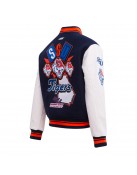 Homecoming Savannah State University Navy Varsity Jacket