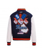 Homecoming Savannah State University Navy Varsity Jacket