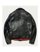 Jason Momoa Black Leather Biker Jacket