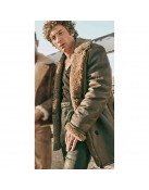 Jeremy Allen White The Iron Claw Leather Coat