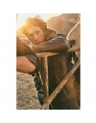 Jeremy Allen White The Iron Claw Leather Coat