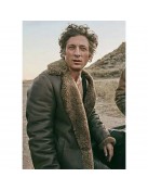 Jeremy Allen White The Iron Claw Leather Coat