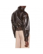 Kennedy Mcmann Nancy Drew Aviator Brown Leather Jacket