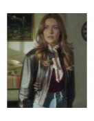 Kennedy Mcmann Nancy Drew Aviator Brown Leather Jacket