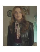 Kennedy Mcmann Nancy Drew Aviator Brown Leather Jacket