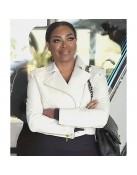 Kenya Moore Real Housewives of Atlanta Leather Jacket