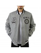 LA Kings Gray Varsity Wool Jacket