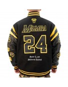 LA Lakers Kobe Bryant Collage Legends Black Varsity Jacket