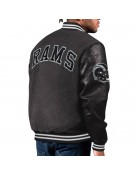 LA Rams First Rounder Black Varsity Jacket